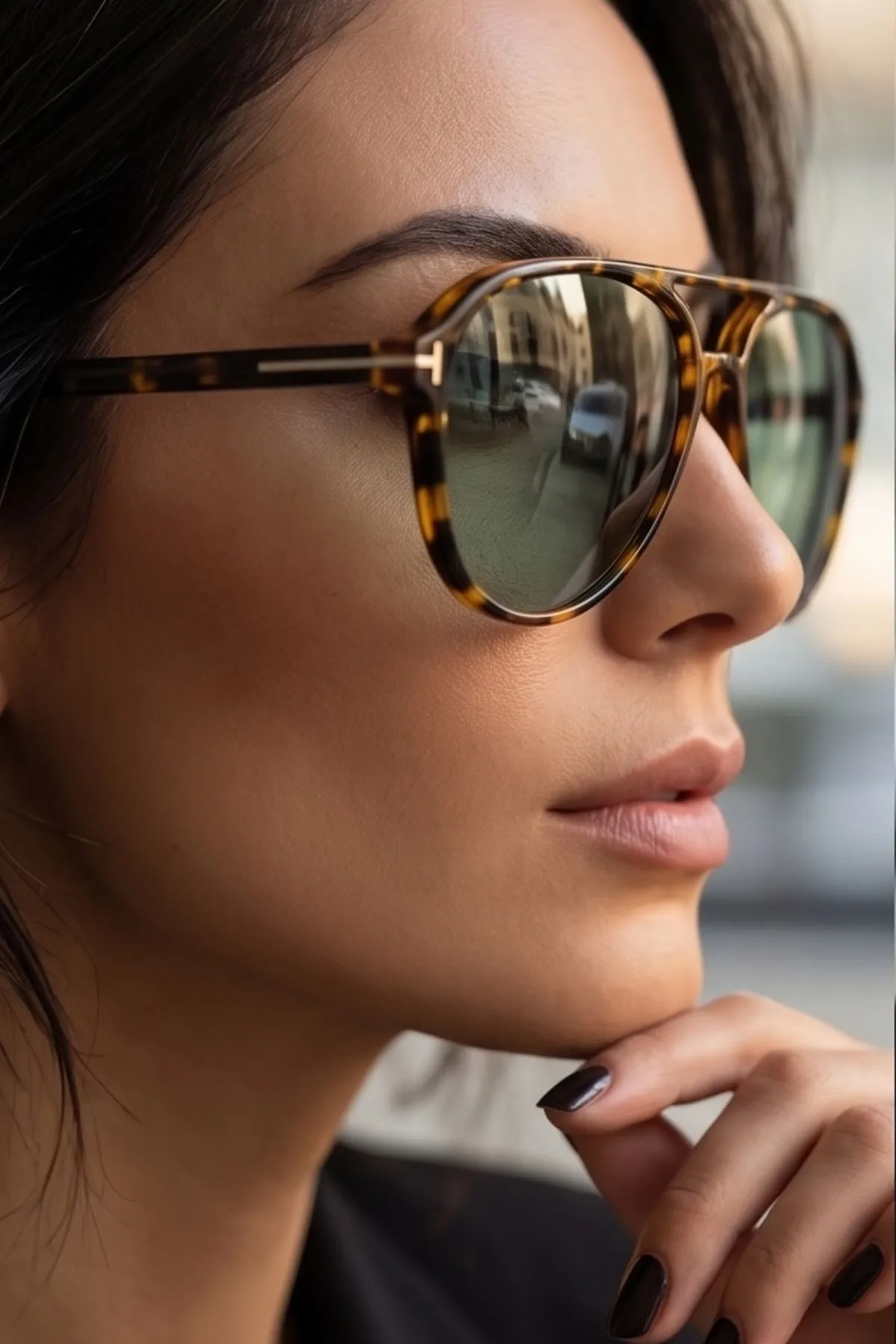 Kadın UV400 Pilot Retro Leopar Çerçeve Güneş Gözlüğü WP25-23 C28 Yeşil Cam Kadın UV400 Pilot Retro Leopar Çerçeve Güneş Gözlüğü WP25-23 C28 Yeşil Cam