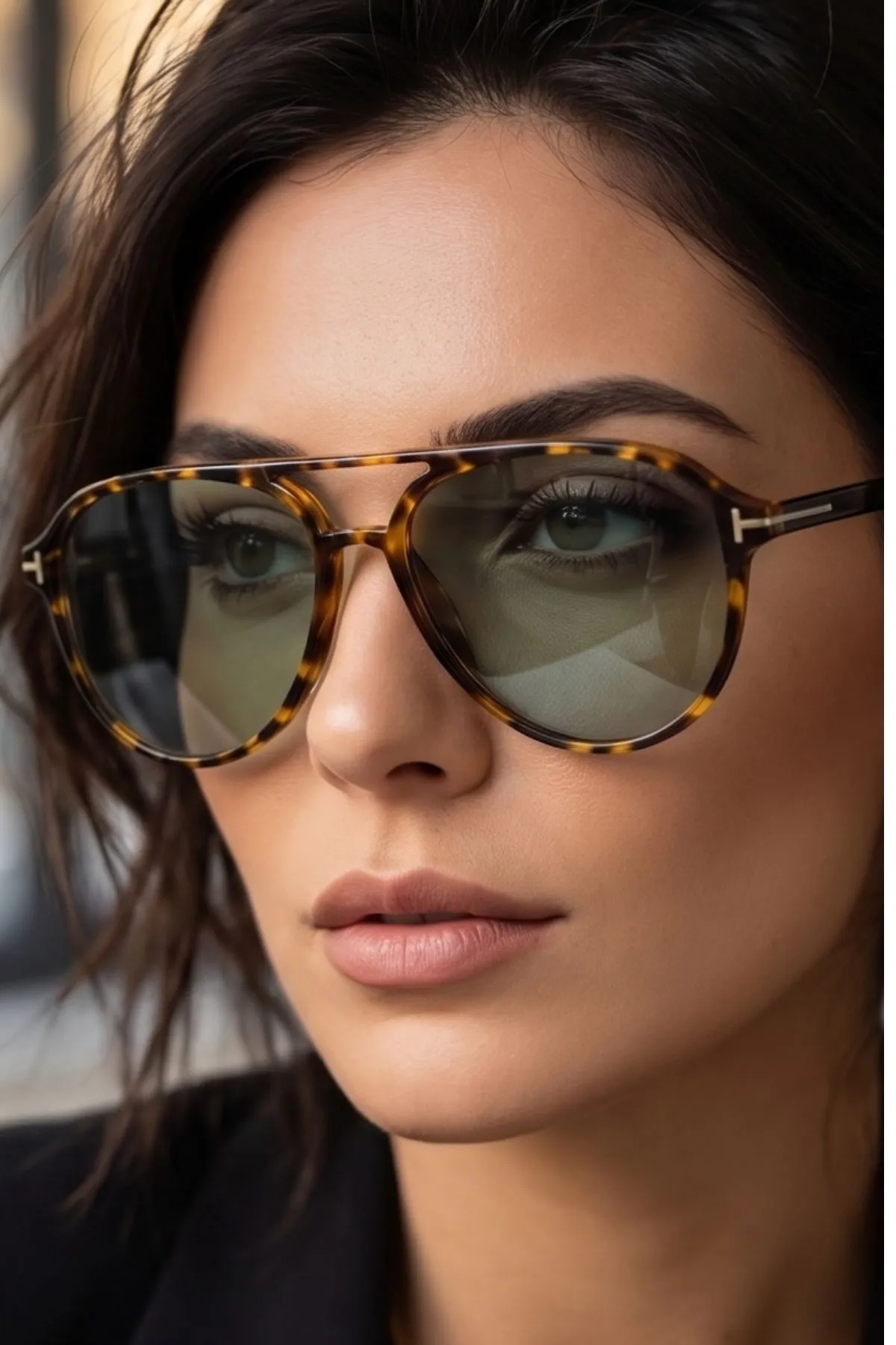 Kadın UV400 Pilot Retro Leopar Çerçeve Güneş Gözlüğü WP25-23 C28 Yeşil Cam Kadın UV400 Pilot Retro Leopar Çerçeve Güneş Gözlüğü WP25-23 C28 Yeşil Cam