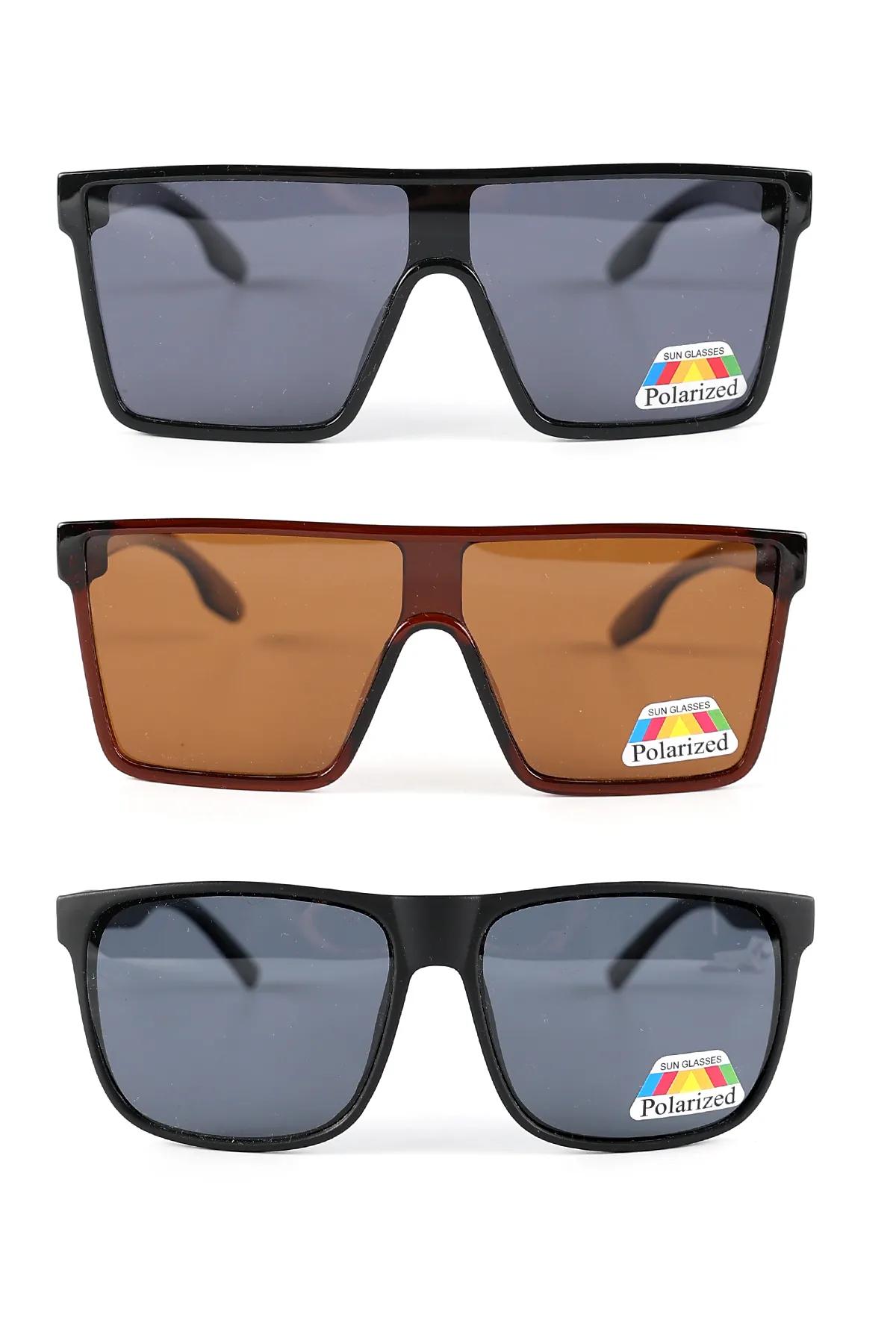 3lü Avantaj Seti Yekpare Erkek Polarize Güneş Gözlüğü 23060-61