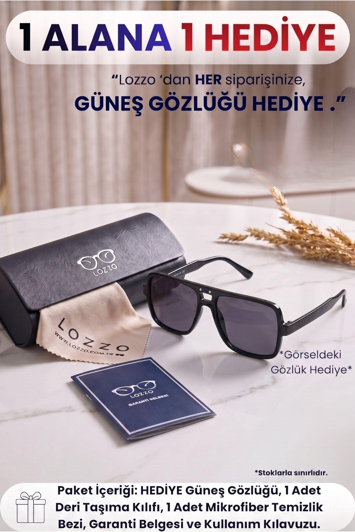 Erkek UV400 Siyah Aynalı Motorcu Güneş Gözlüğü 23035 C2AYN