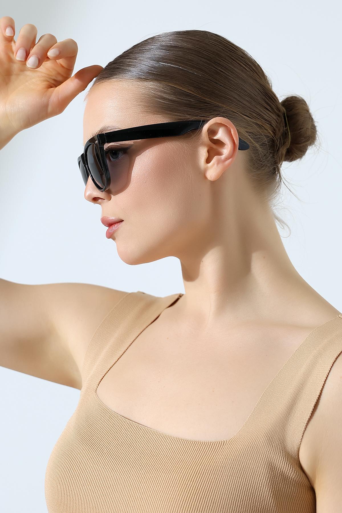 Unisex Wayfare Siyah Polarize Güneş Gözlüğü 23045-3 C2